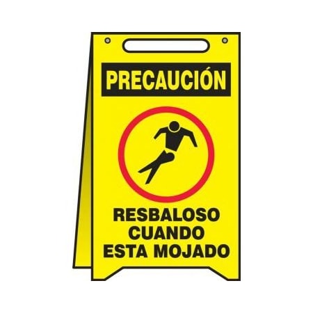 FOLDUPS OSHA CAUTION Safety Sign SHMF119